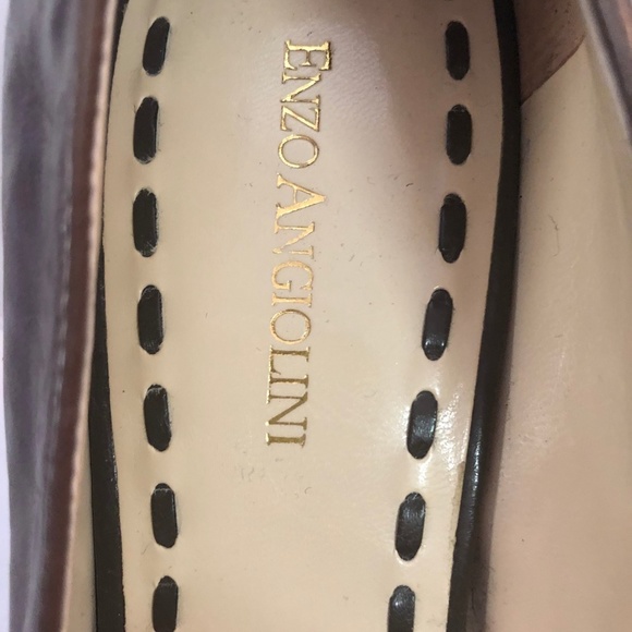 Enzo Angiolini Balinia Brown Leather Platform Heel - Picture 3 of 7